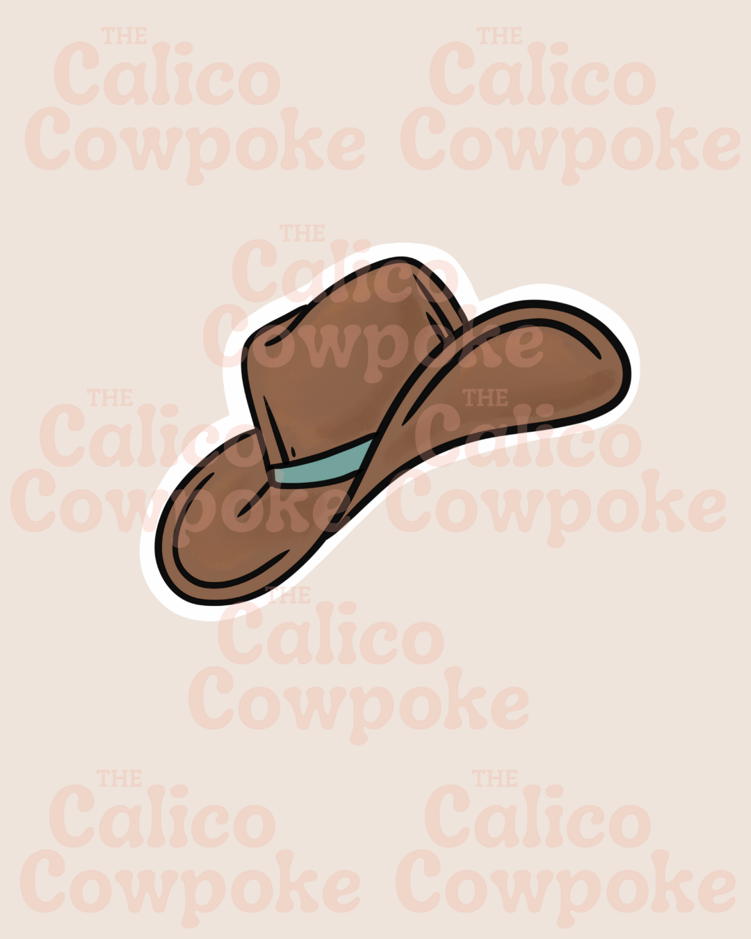 Cowboy Hat Sticker
