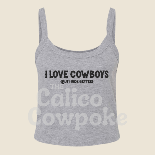 I Ride Better Back Tank