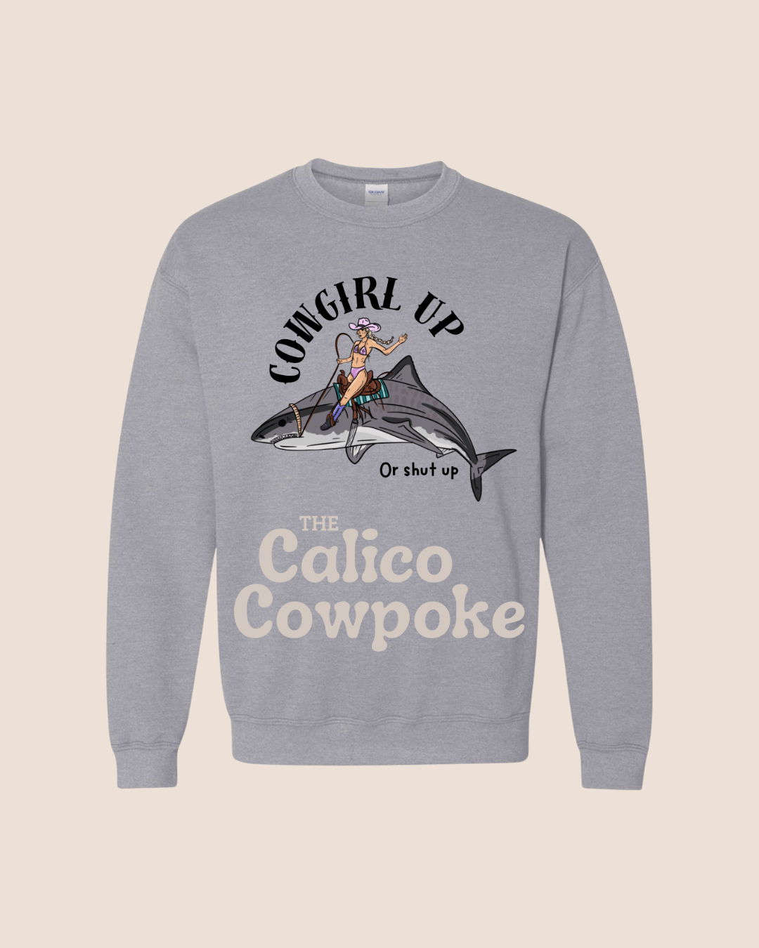 Cowgirl Up Tiger Shark