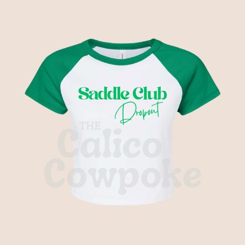 Saddle Club Dropout Raglan Baby Tee (4 Colors)