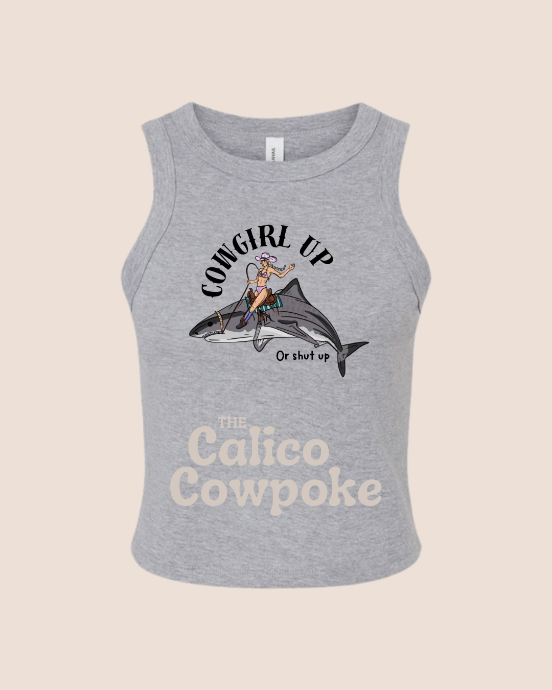 Cowgirl Up Tiger Shark