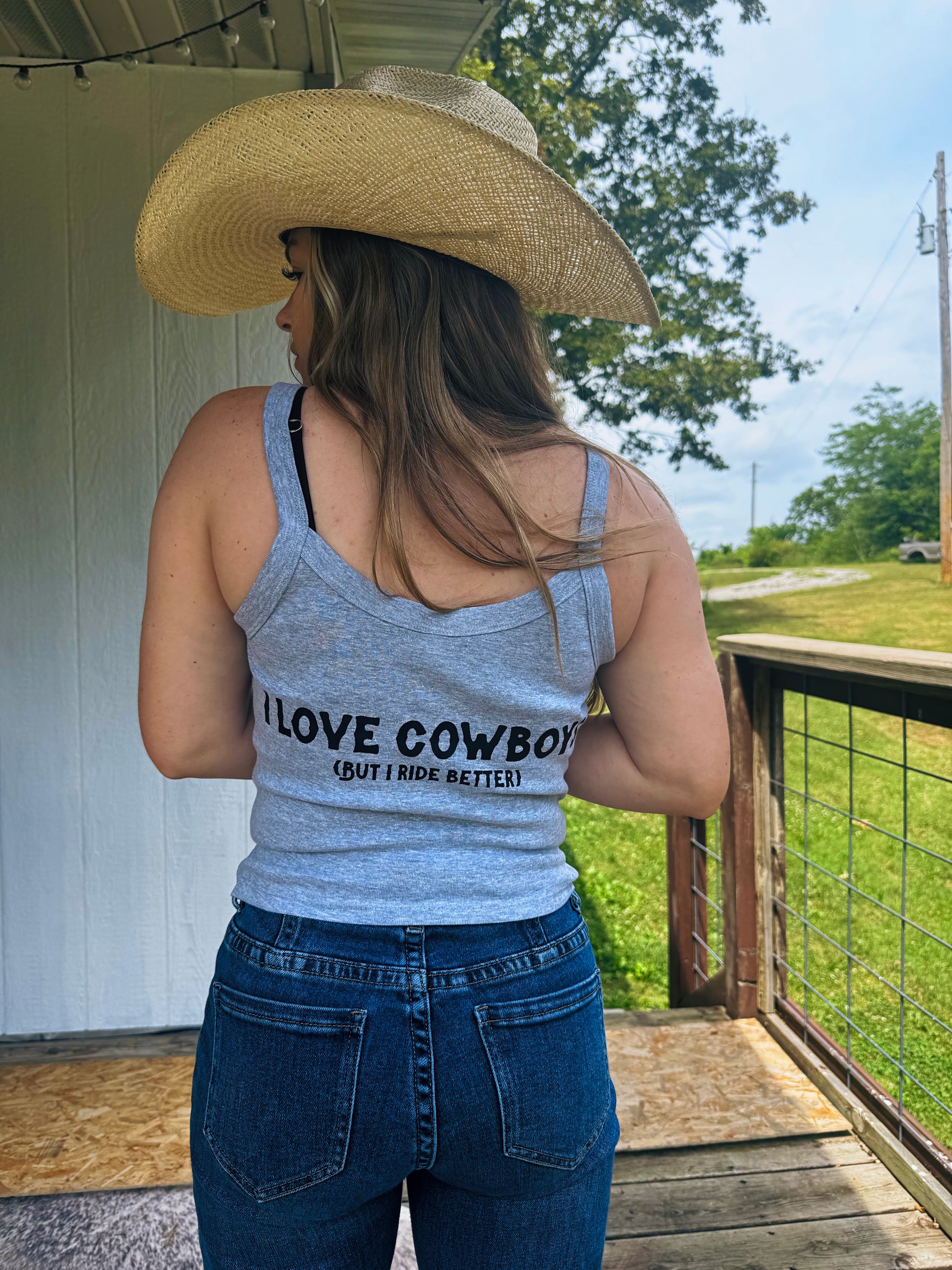 I Ride Better Back Tank