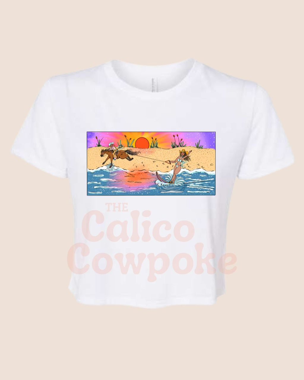 Lake Day Cowgirl Baby Tee