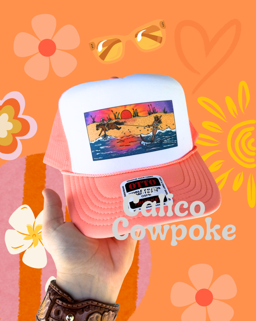 Lake Day Cowgirls Trucker Cap (3 Colors)