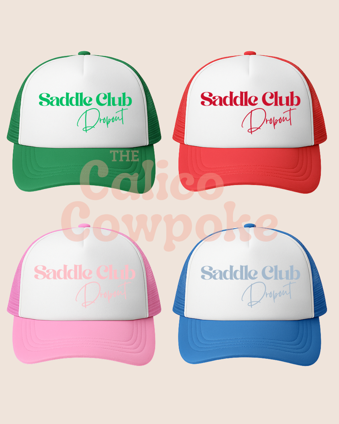 Saddle Club Dropout Foam Trucker
