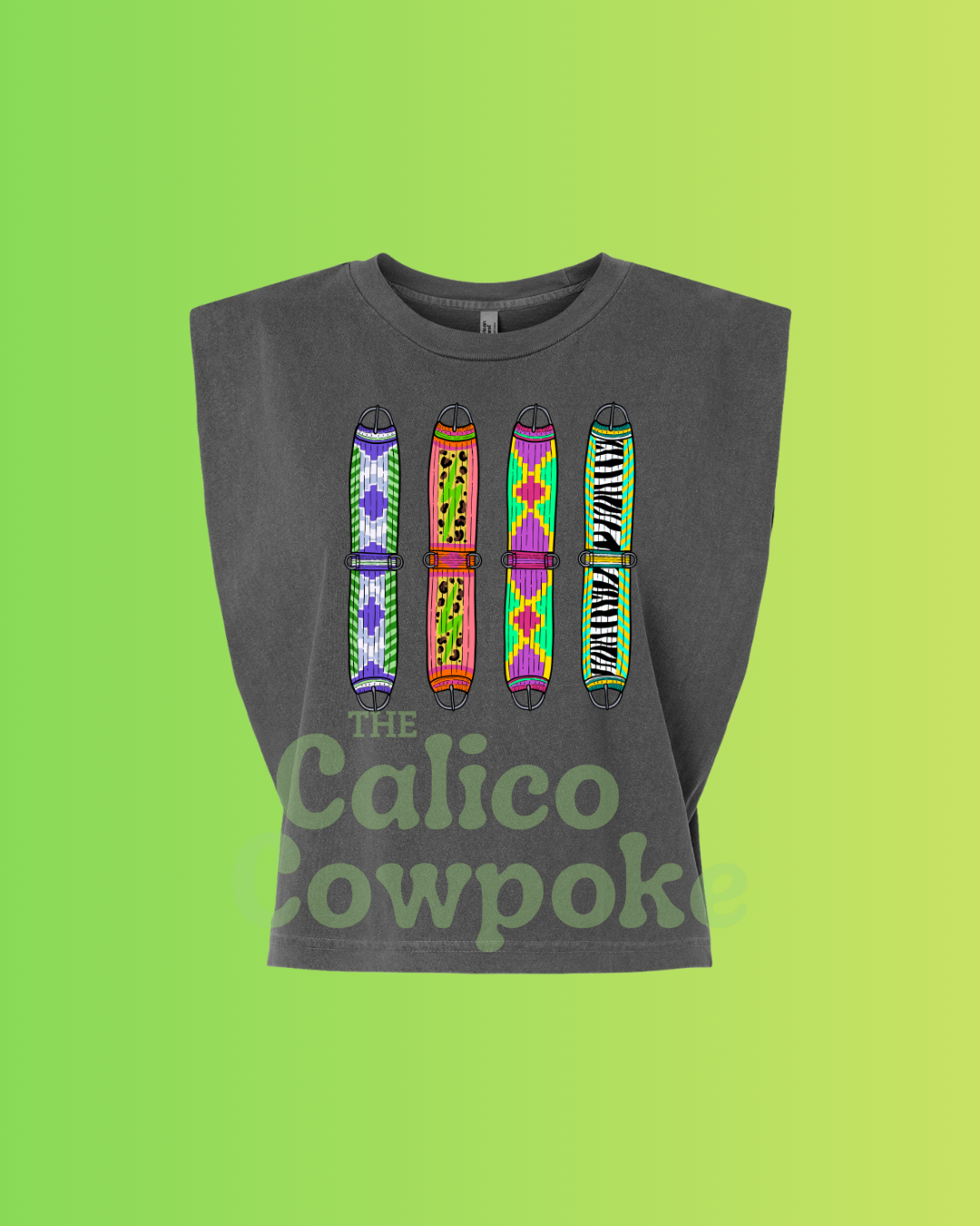 Neon Cinch Muscle Tank