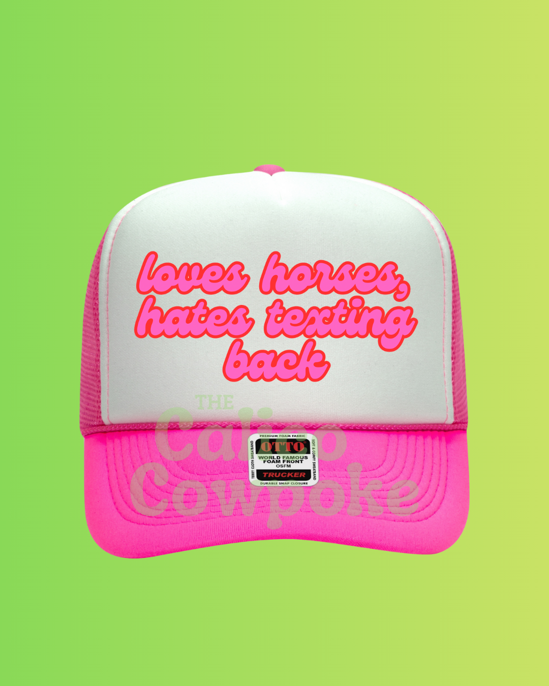 Cowgirl Priorities Trucker