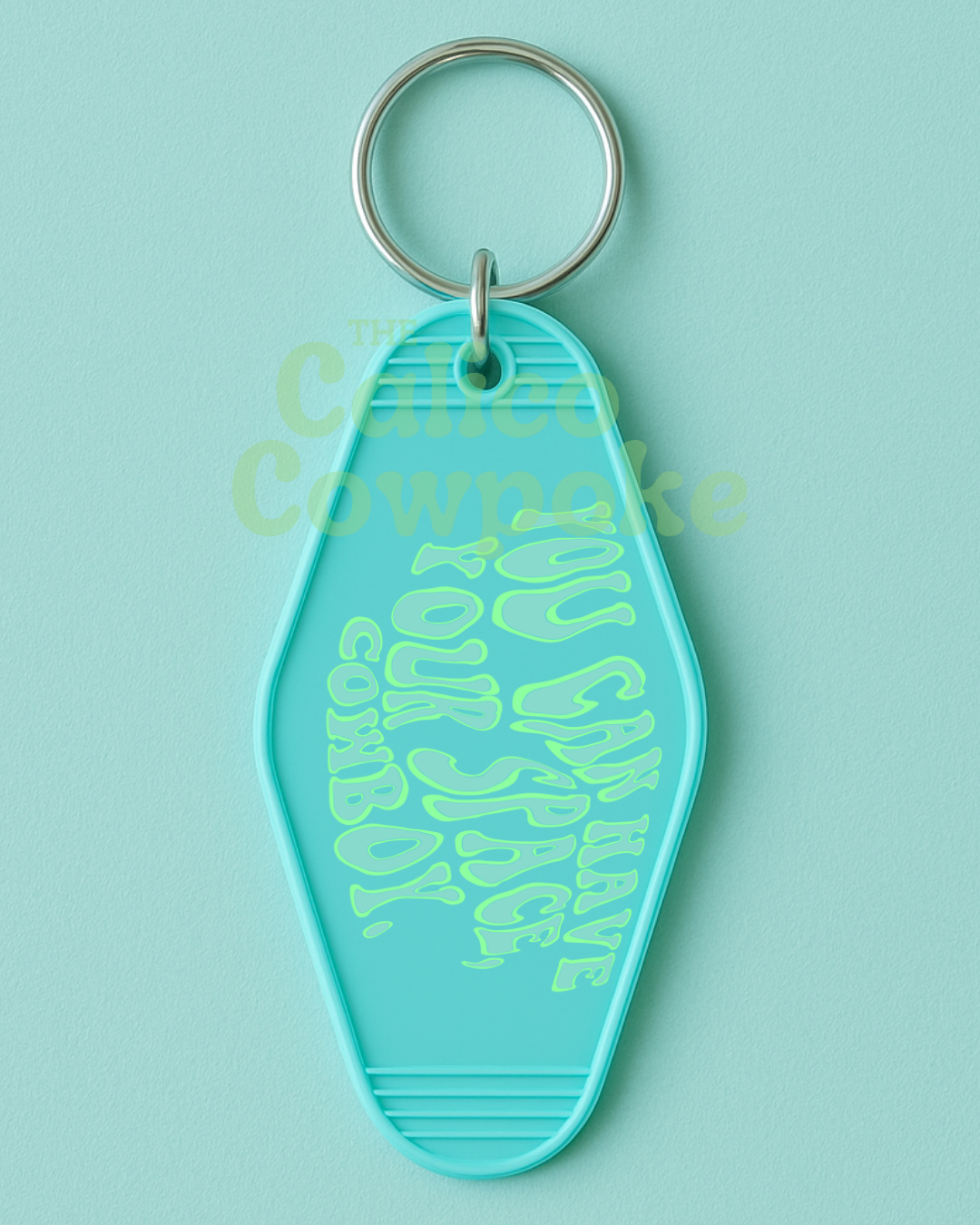 Space Cowboy Motel Keychain