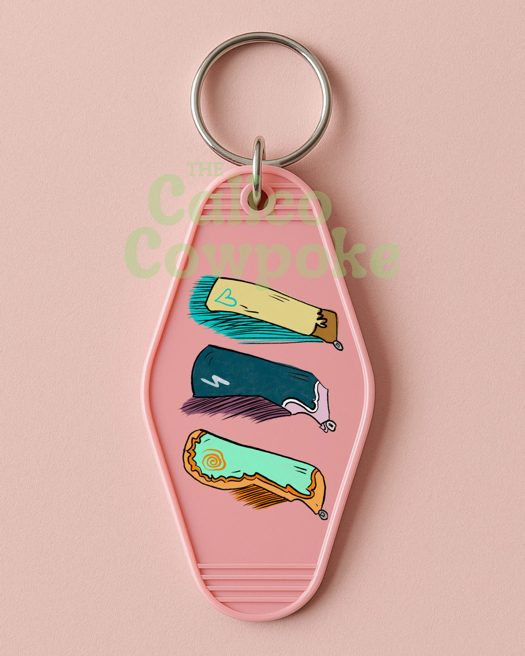 Triple Chap Motel Keychain