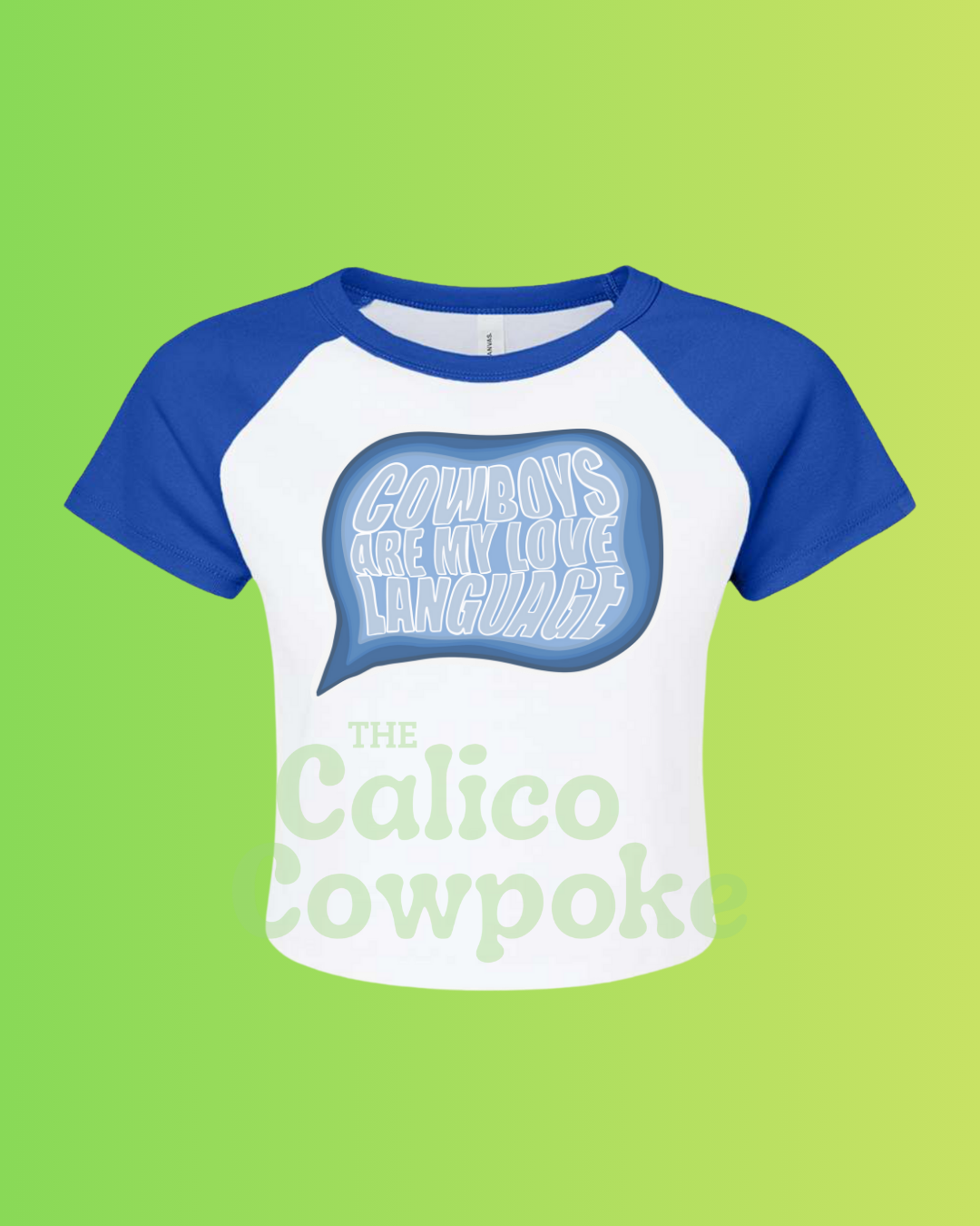 Love Language Tee (Ringer Baby Tee)